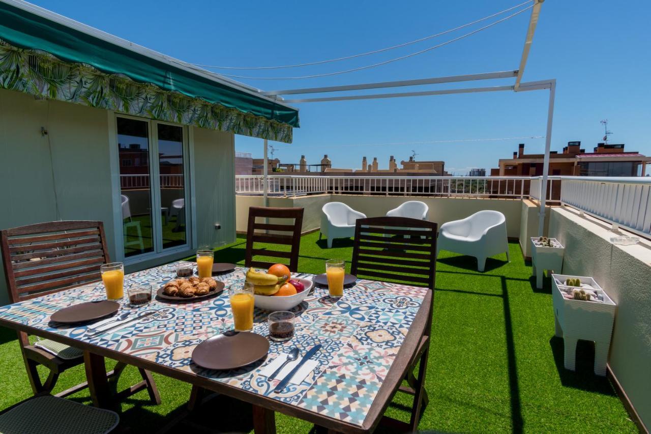 Duplex Penthouse With Terrace. Beach-Pool Canet d'En Berenguer Екстер'єр фото